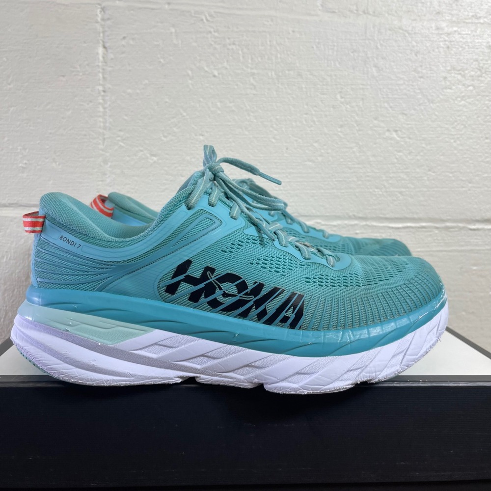 Hoka One One Bondi 7 1110519 AEBL Blue Running Shoes Sneaker Women's 9.5‎ US